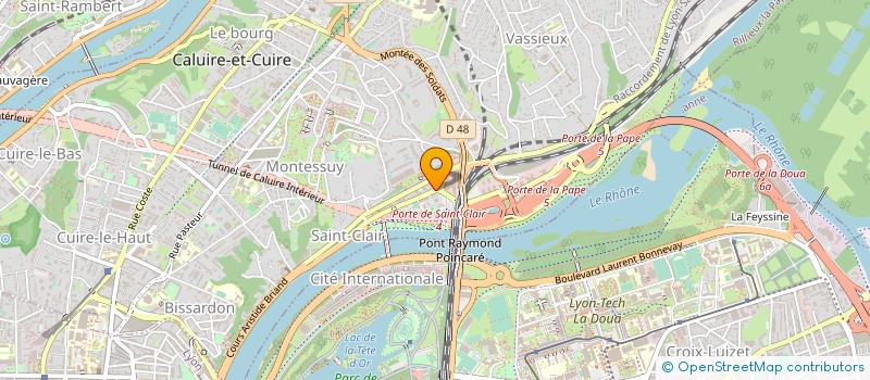 localisation de l'entreprise LABORATOIRE CERAMOCCLUSIO 2000 à CALUIRE-ET-CUIRE