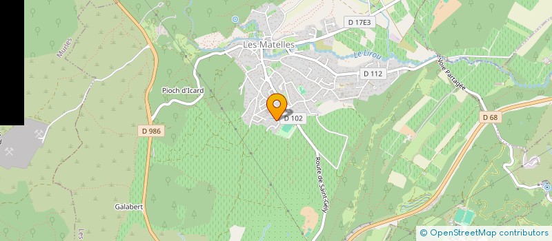 localisation de l'entreprise LABORATOIRE CERSILAE  LES MATELLES