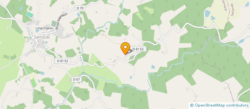 localisation de l'entreprise LABORATOIRE CEVAD  NANTHEUIL