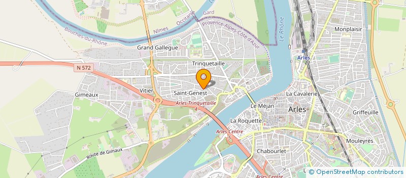 localisation de l'entreprise LABORATOIRE CHAMPARNAUD ENCINAR à ARLES