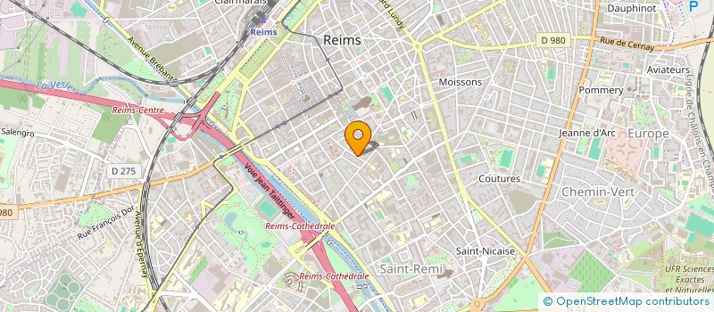 localisation de l'entreprise LABORATOIRE CHOREGRAPHIQUE  REIMS