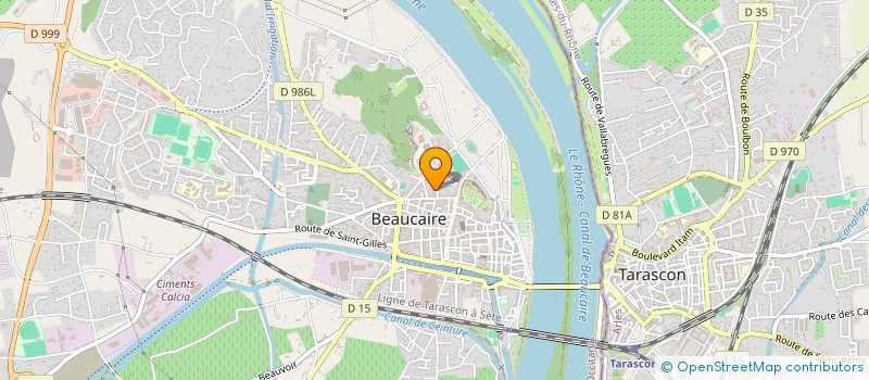 localisation de l'entreprise LABORATOIRE CLC MEGE à BEAUCAIRE