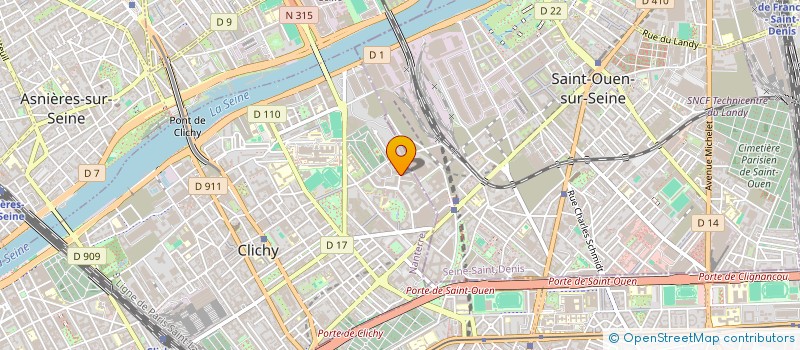 localisation de l'entreprise LABORATOIRE COLLAGENA à CLICHY