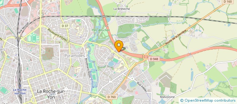 localisation de l'entreprise LABORATOIRE CORBRAT à LA ROCHE-SUR-YON