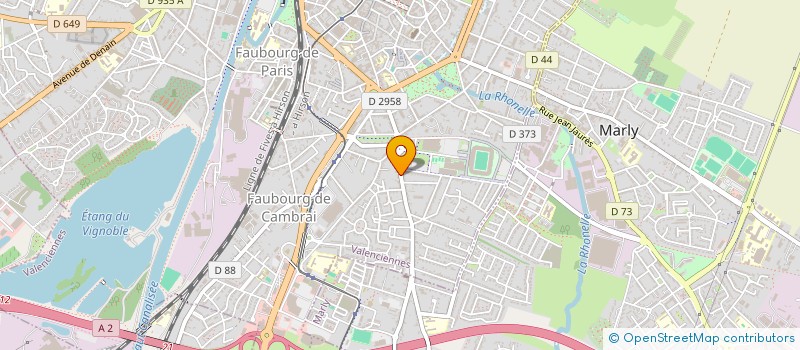 localisation de l'entreprise LABORATOIRE CORDELETTE OLIVIER SARL  VALENCIENNES