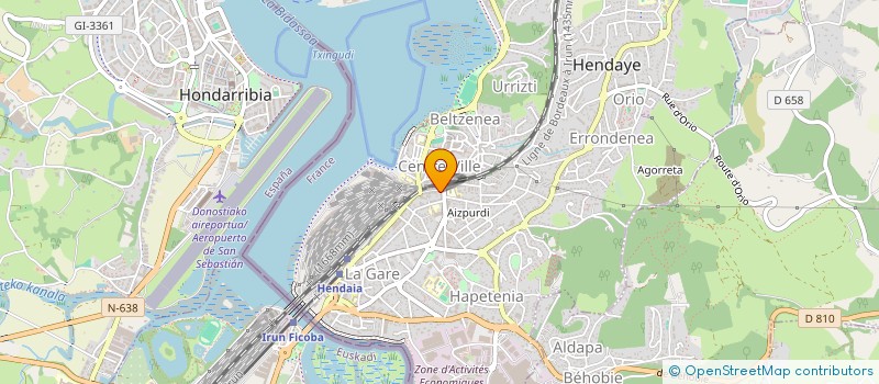 localisation de l'entreprise LABORATOIRE CORRECTION AUDIT ODILE GAUME à HENDAYE