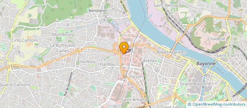 localisation de l'entreprise LABORATOIRE COSMOCEAN à ANGLET