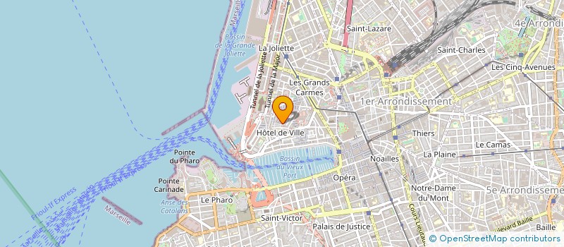 localisation de l'entreprise LABORATOIRE COURTOIS à MARSEILLE