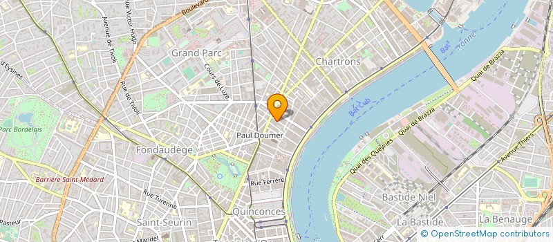 localisation de l'entreprise LABORATOIRE COUSSAMP à BORDEAUX