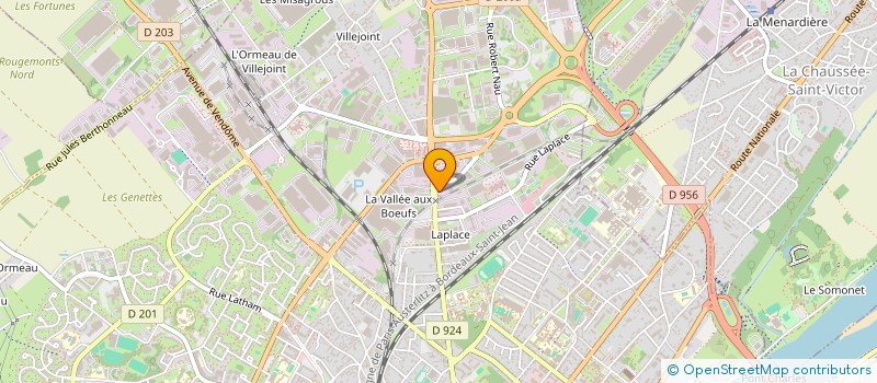localisation de l'entreprise LABORATOIRE CREATEETH à BLOIS