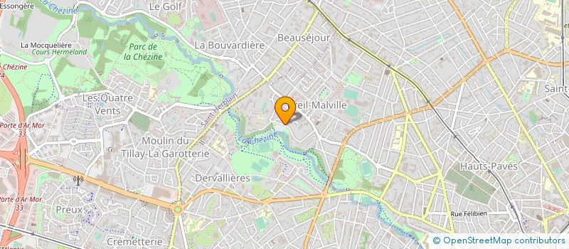 localisation de l'entreprise LABORATOIRE CRENEGUY à NANTES