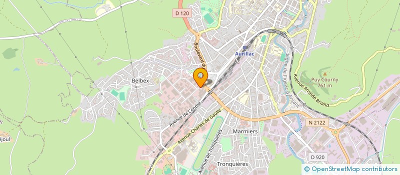 localisation de l'entreprise LABORATOIRE D'ANALYSE DE DONNEES DIGITALES AUTOMOBILES PAR ABREVIATION LADDA à AURILLAC