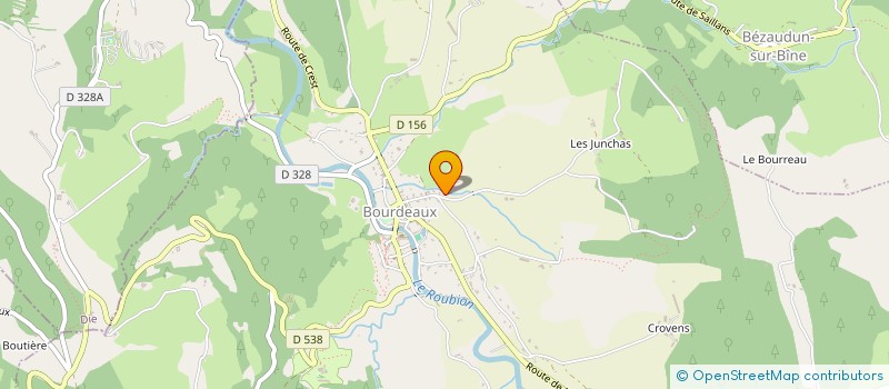 localisation de l'entreprise LABORATOIRE D'ANALYSES AGRICOLES TEYSSIER à BOURDEAUX
