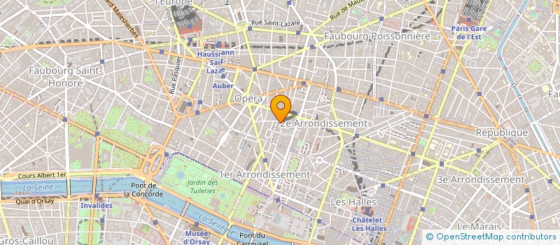 localisation de l'entreprise LABORATOIRE D ANALYSES FINANCIERES à PARIS
