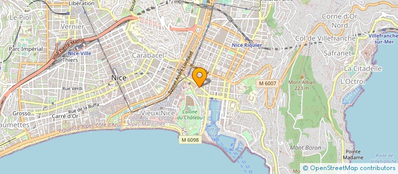 localisation de l'entreprise LABORATOIRE D ANALYSES MEDICALES DESCUNS à NICE