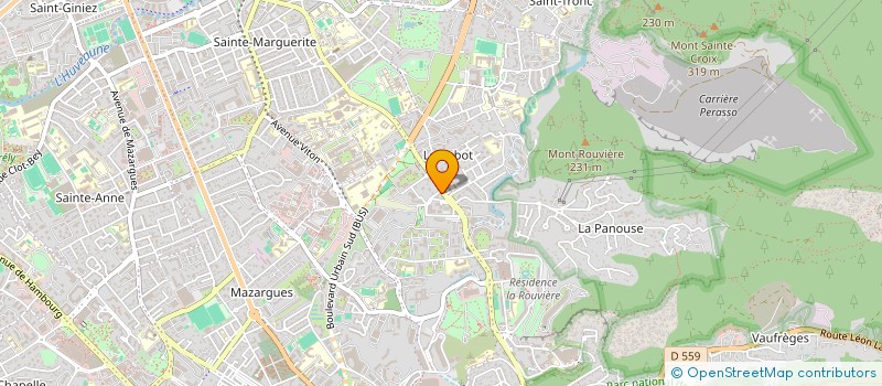 localisation de l'entreprise LABORATOIRE D'ANALYSES MEDICALES GRINO à MARSEILLE