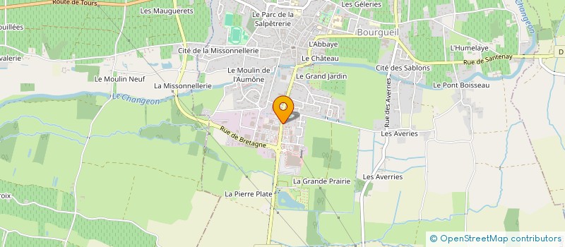 localisation de l'entreprise LABORATOIRE D'ANALYSES MEDICALES LA GRANDE PRAIRIE à BOURGUEIL