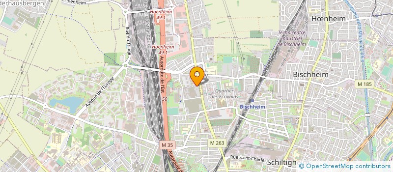 localisation de l'entreprise LABORATOIRE D ANALYSES MEDICALES PODEVIN à SCHILTIGHEIM