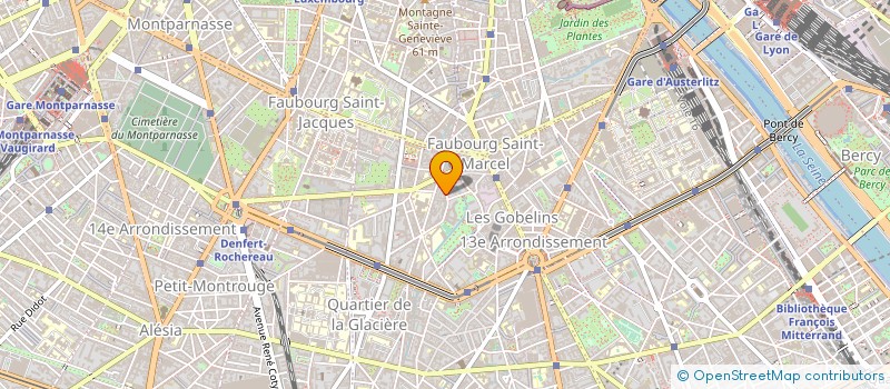 localisation de l'entreprise LABORATOIRE D'ANATOMO-PATHOLOGIE ET DE CYTOPATHOLOGIE DU DOCTEUR CARTIER à PARIS