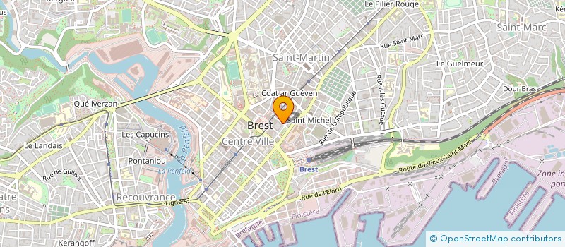 localisation de l'entreprise LABORATOIRE D'ARCHITECTURE DE BRETAGNE  BREST
