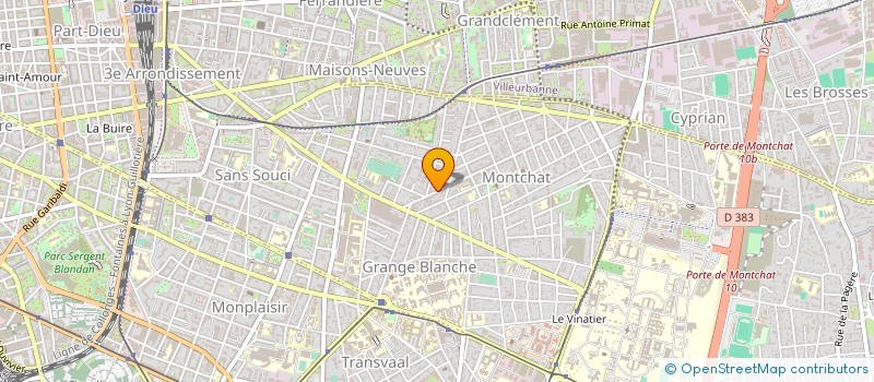 localisation de l'entreprise LABORATOIRE D'ART MEDICAL  LYON