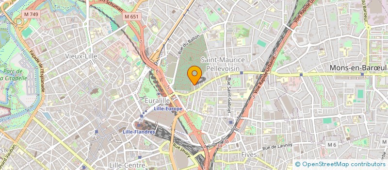 localisation de l'entreprise LABORATOIRE D'ARTS CINETIQUES à LILLE