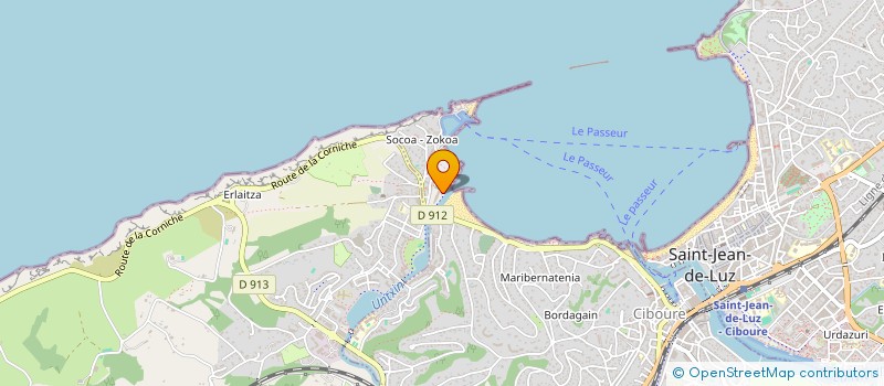 localisation de l'entreprise LABORATOIRE D'ETUDE EN ENTROPIE SOUS-MARINE (LEES) à CIBOURE