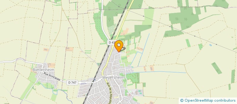 localisation de l'entreprise LABORATOIRE D'EXPERTISE PRIVE  WEYERSHEIM