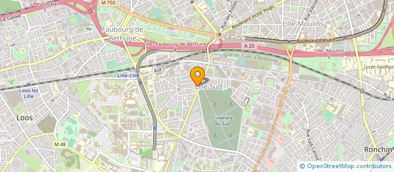 localisation de l'entreprise LABORATOIRE D HUMANITE à LILLE