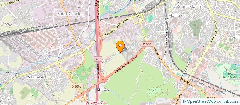 localisation de l'entreprise LABORATOIRE D'HYGIENE ET COSMITOLOGIE à PERPIGNAN