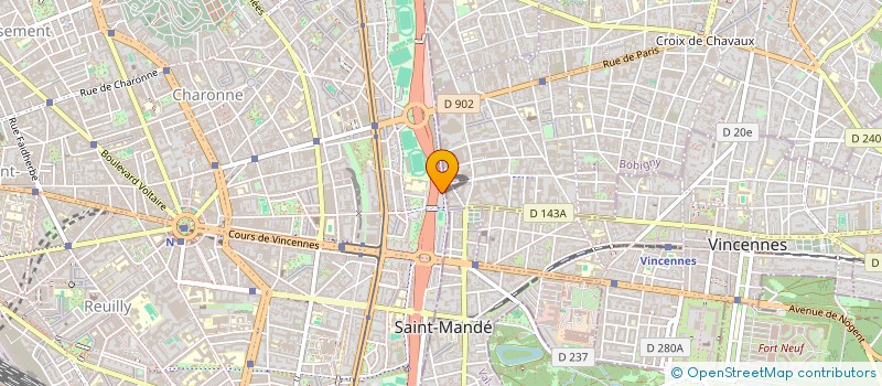 localisation de l'entreprise LABORATOIRE D'INGENIERIE DE LA SECURITE INCENDIE  PARIS