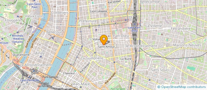 localisation de l'entreprise LABORATOIRE D'INGENIERIE POUR LA PERFORMANCE DES TERRITOIRES à LYON