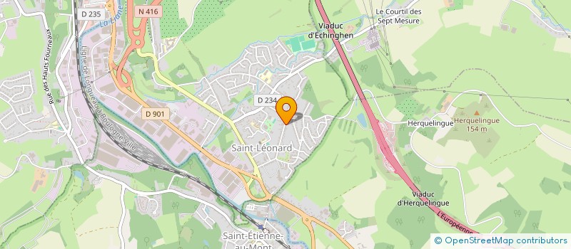 localisation de l'entreprise LABORATOIRE D'INITIATIVES SOLIDAIRES  SAINT-LEONARD