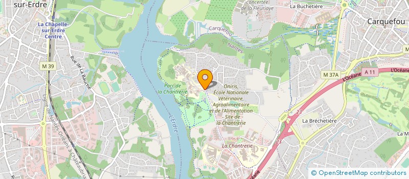 localisation de l'entreprise LABORATOIRE D'INNOVATION TERRITORIAL OUEST TERRITOIRES D'ELEVAGE  NANTES