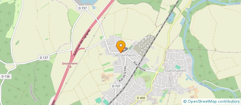 localisation de l'entreprise LABORATOIRE D'ORTHODONTIE LAB'ORTHESE  SESSENHEIM