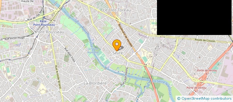 localisation de l'entreprise LABORATOIRE D'ORTHODONTIE ROUVRE  NANTES