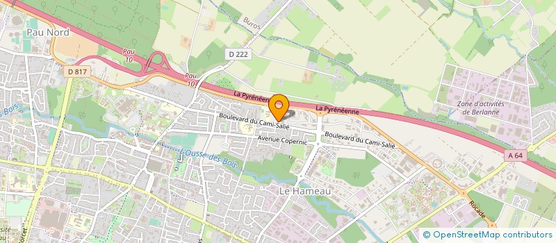 localisation de l'entreprise LABORATOIRE DA HORTA à PAU