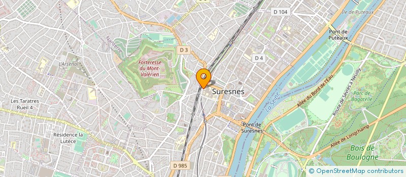localisation de l'entreprise LABORATOIRE DE BIOLOGIE MEDICALE FOCH-IHFB à SURESNES