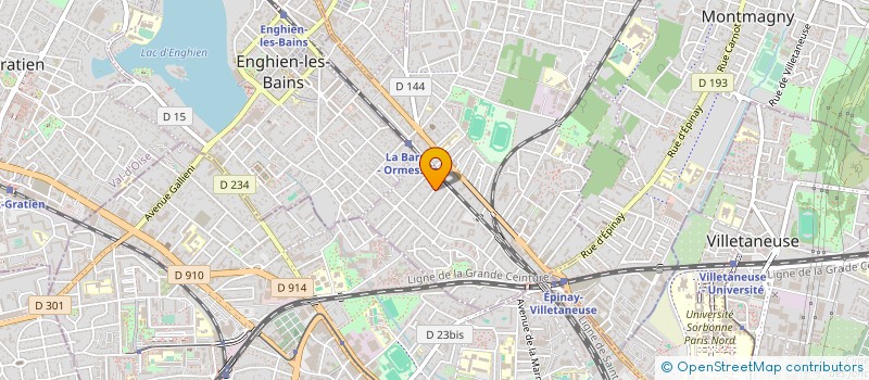 localisation de l'entreprise LABORATOIRE DE CHRONOBIOLOGIE APPLIQUEE à DEUIL LA BARRE