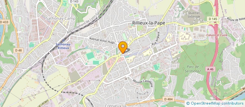localisation de l'entreprise LABORATOIRE DE CORRECTION AUDITIVE DE RILLIEUX à RILLIEUX-LA-PAPE