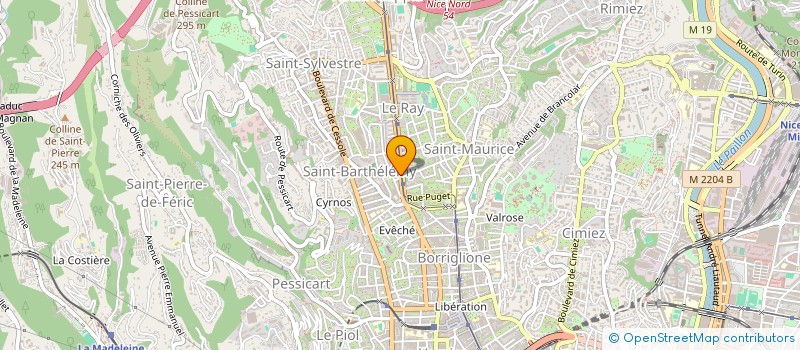 localisation de l'entreprise LABORATOIRE DE CORRECTION AUDITIVE GORBELLA à NICE