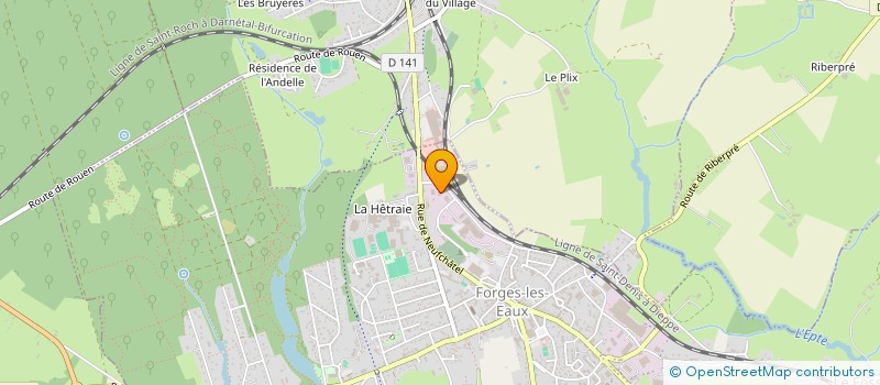 localisation de l'entreprise LABORATOIRE DE DECOUPE FORGIONNE  FORGES-LES-EAUX