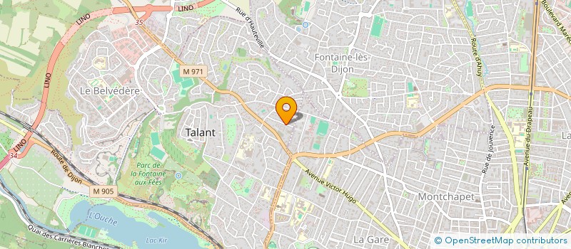 localisation de l'entreprise LABORATOIRE DE FORMES POTENTIELLES à TALANT