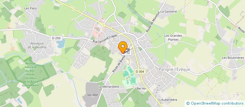 localisation de l'entreprise LABORATOIRE DE KOZAH à PARIGNE L'EVEQUE