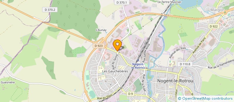 localisation de l'entreprise LABORATOIRE DE L ATHANOR à NOGENT-LE-ROTROU