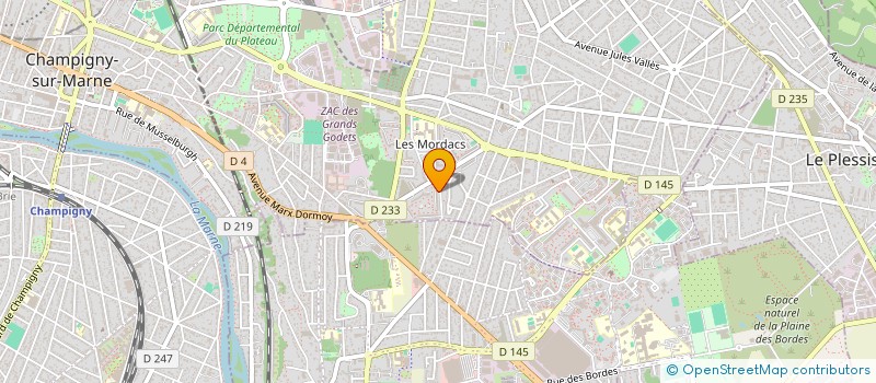 localisation de l'entreprise LABORATOIRE DE L'AUTOMOBILE  CHAMPIGNY-SUR-MARNE