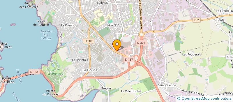 localisation de l'entreprise LABORATOIRE DE LA MER  SAINT-MALO