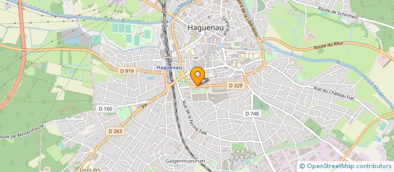 localisation de l'entreprise LABORATOIRE DE LA REDOUTE à HAGUENAU