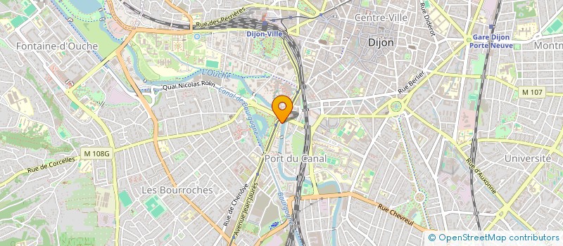 localisation de l'entreprise LABORATOIRE DE PHYSIQUE APPLIQUEE à DIJON