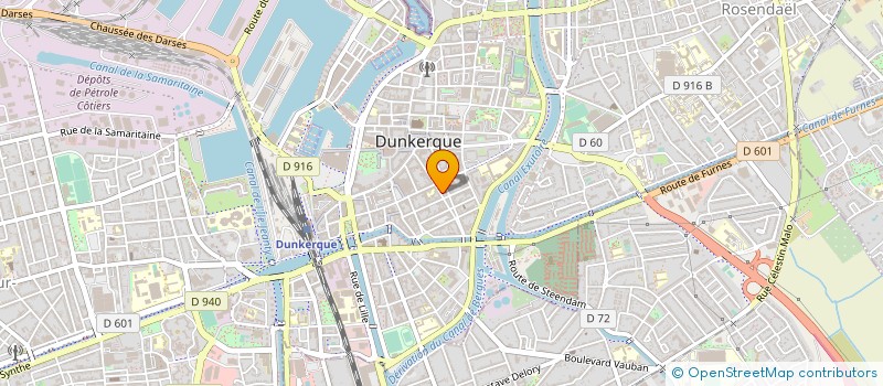 localisation de l'entreprise LABORATOIRE DE PHYTOTHERAPIE BACHELET & CONSORTS à DUNKERQUE